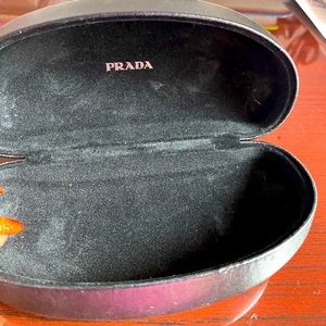 EUC PRADA Hard Shell XL Eyewear Case.
